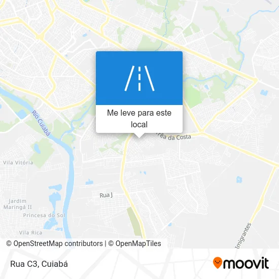Rua C3 mapa
