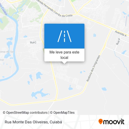 Rua Monte Das Oliveiras mapa