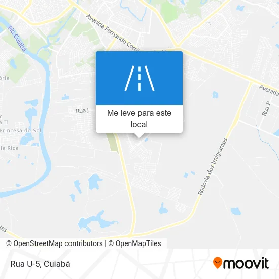 Rua U-5 mapa