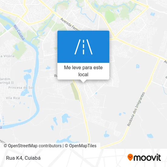 Rua K4 mapa