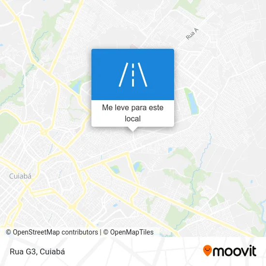 Rua G3 mapa