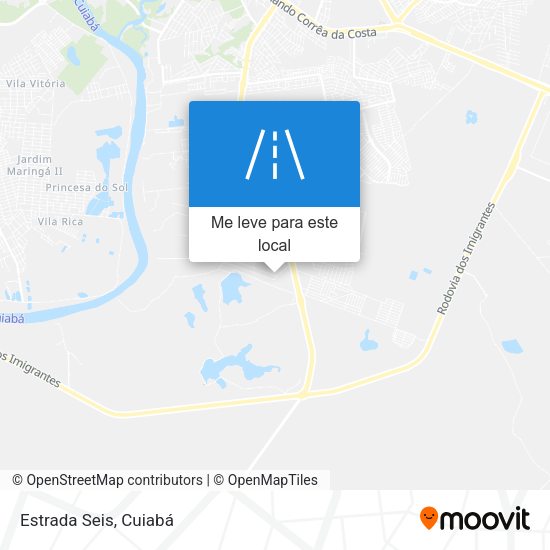Estrada Seis mapa