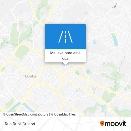 Rua Rubi mapa