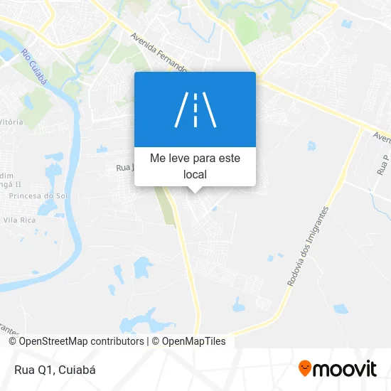 Rua Q1 mapa
