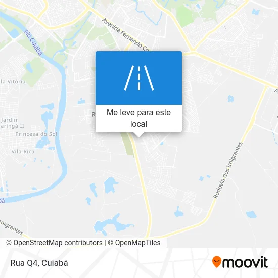 Rua Q4 mapa