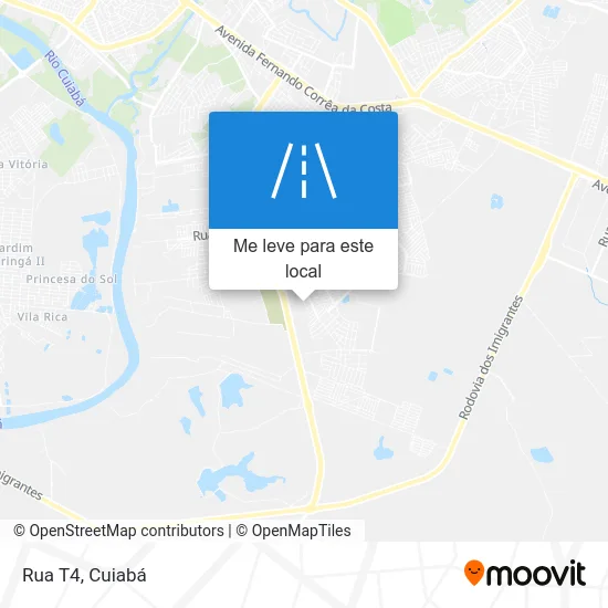Rua T4 mapa