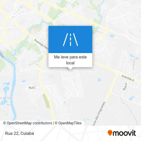 Rua 22 mapa