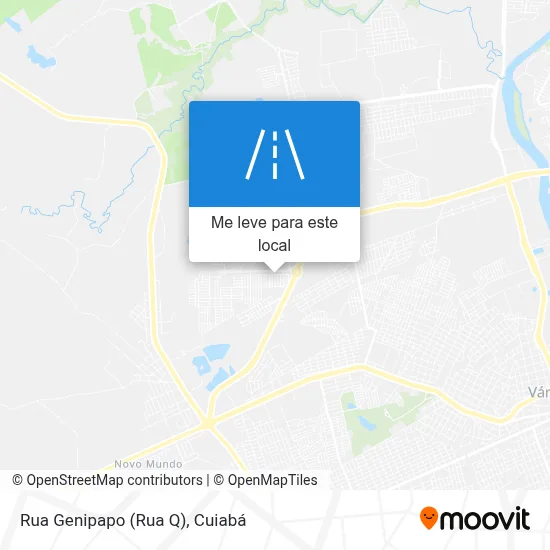 Rua Genipapo (Rua Q) mapa