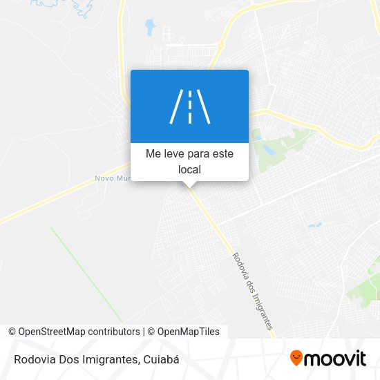 Rodovia Dos Imigrantes mapa