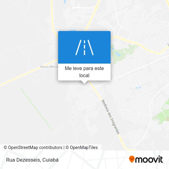 Rua Dezesseis mapa