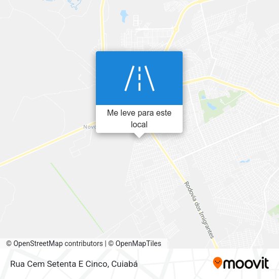Rua Cem Setenta E Cinco mapa