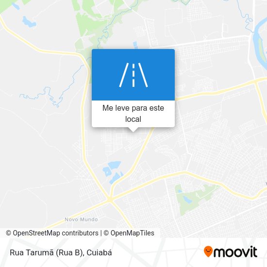 Rua Tarumã (Rua B) mapa