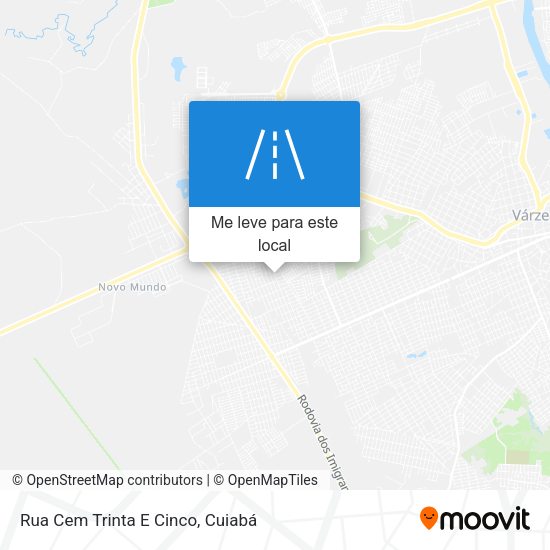 Rua Cem Trinta E Cinco mapa