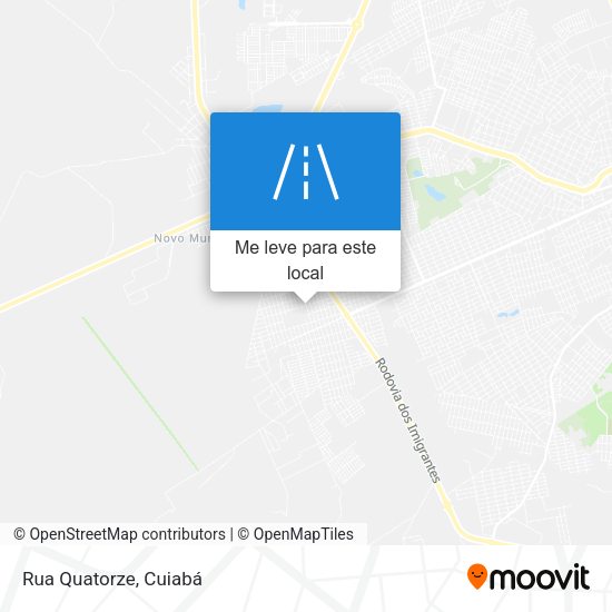 Rua Quatorze mapa