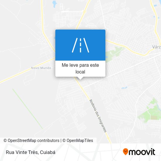 Rua Vinte Três mapa