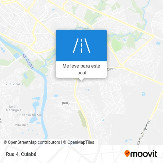 Rua 4 mapa