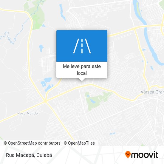 Rua Macapá mapa