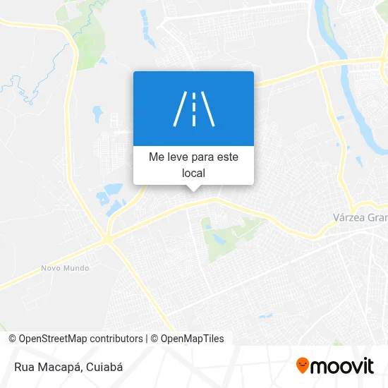 Rua Macapá mapa