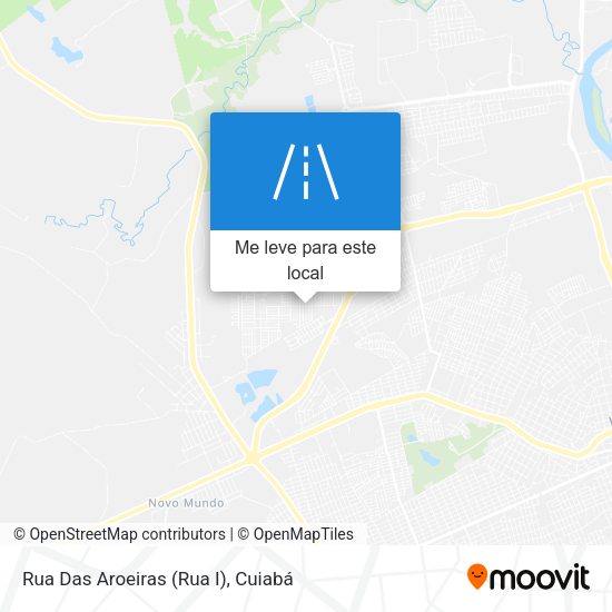 Rua Das Aroeiras (Rua I) mapa