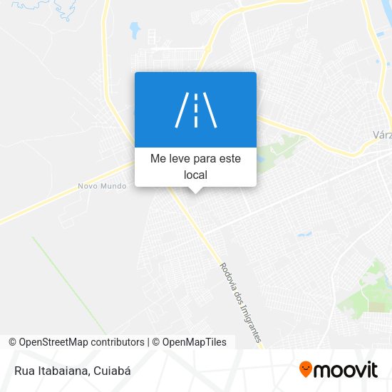 Rua Itabaiana mapa