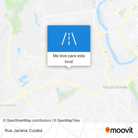 Rua Jacana mapa