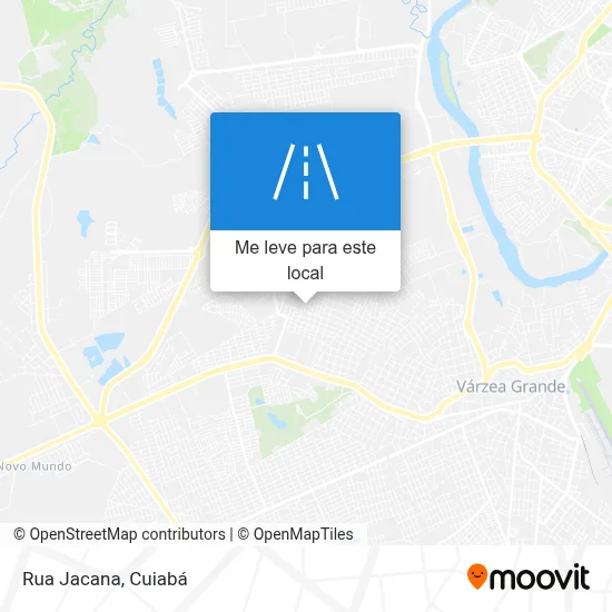 Rua Jacana mapa