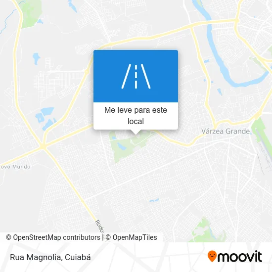 Rua Magnolia mapa