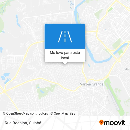 Rua Bocaina mapa