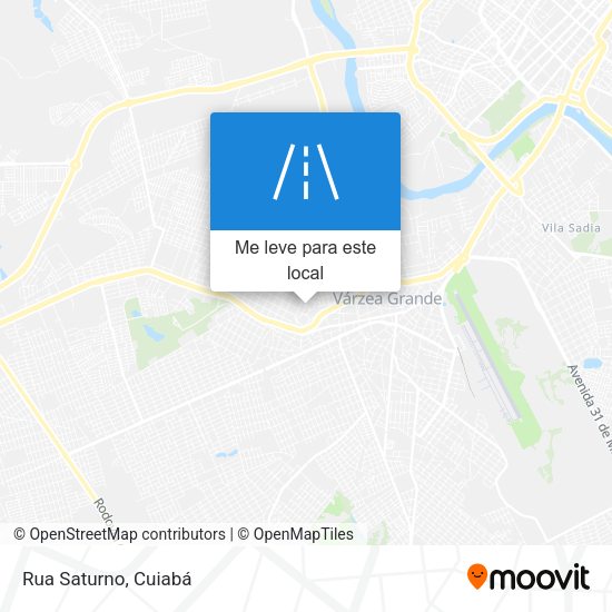 Rua Saturno mapa