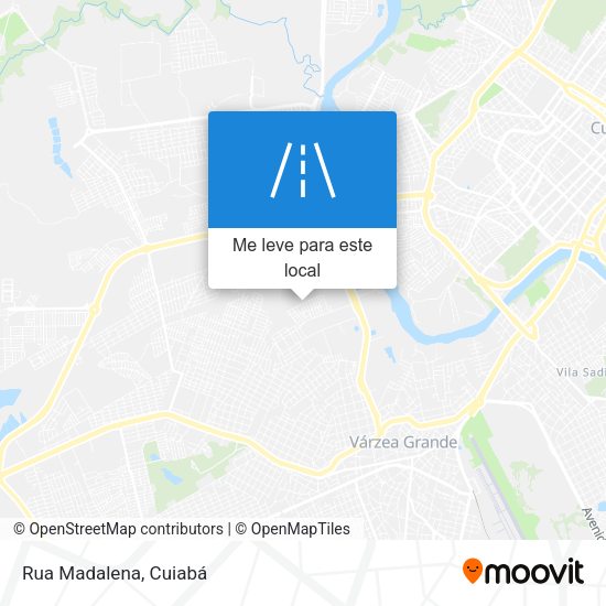 Rua Madalena mapa