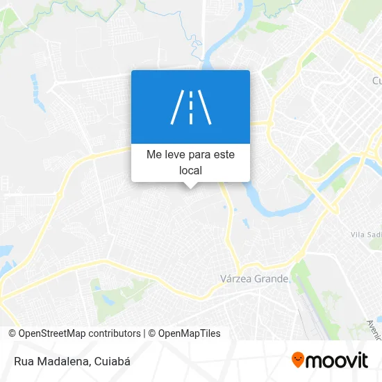Rua Madalena mapa
