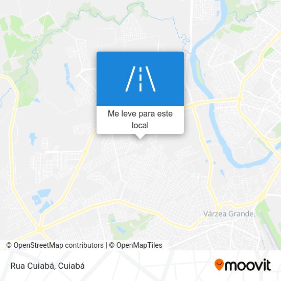 Rua Cuiabá mapa