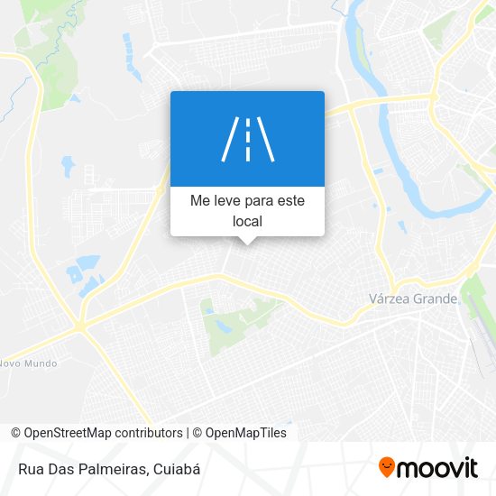 Rua Das Palmeiras mapa