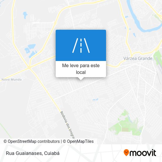 Rua Guaianases mapa