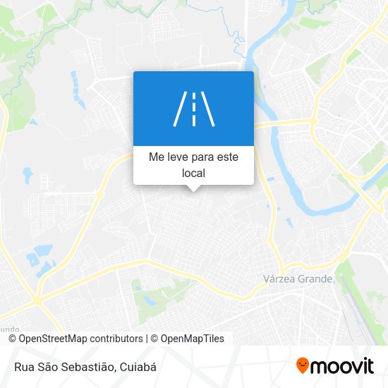 Rua São Sebastião mapa