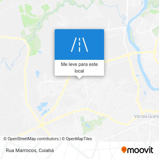 Rua Marrocos mapa