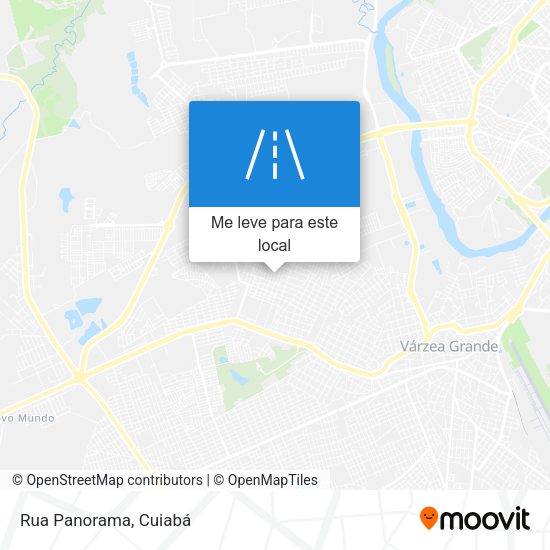 Rua Panorama mapa