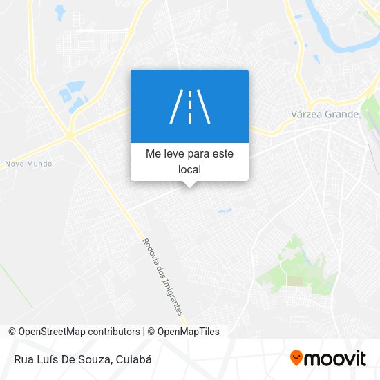 Rua Luís De Souza mapa