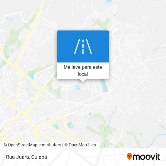 Rua Juara mapa
