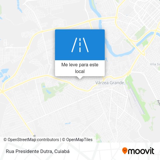 Rua Presidente Dutra mapa