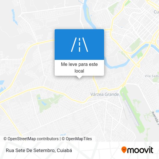 Rua Sete De Setembro mapa
