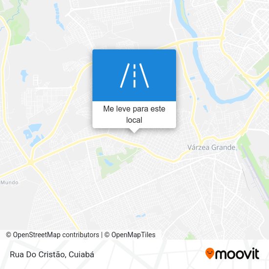 Rua Do Cristão mapa