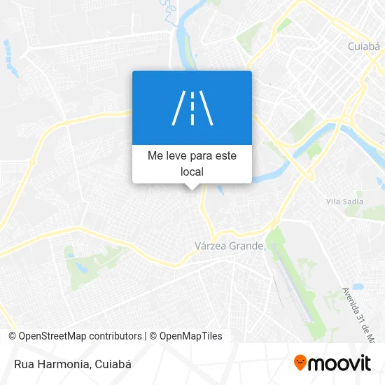 Rua Harmonia mapa