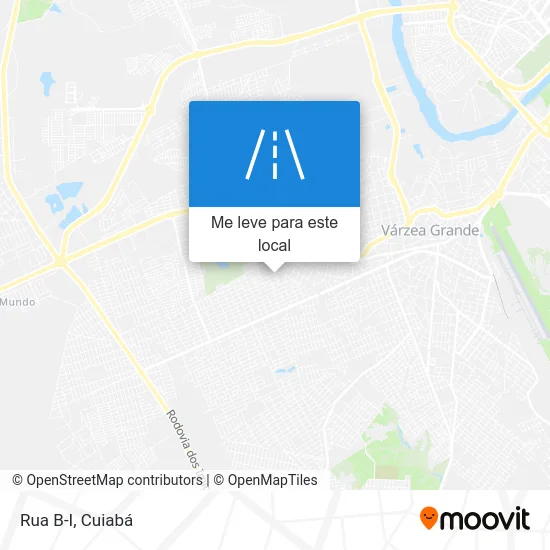 Rua B-I mapa