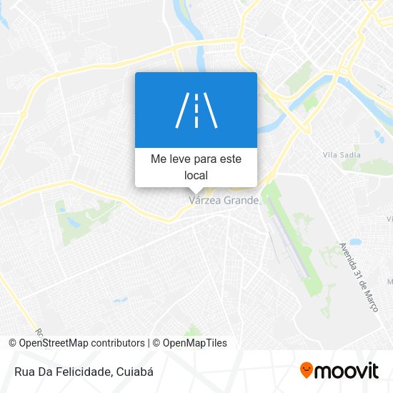 Rua Da Felicidade mapa