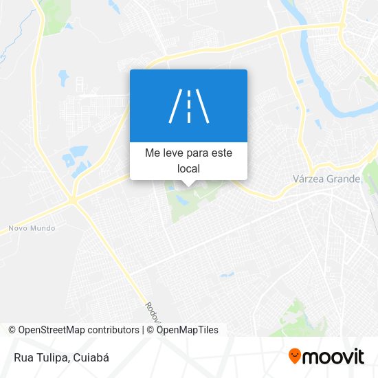 Rua Tulipa mapa
