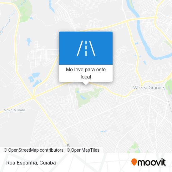 Rua Espanha mapa
