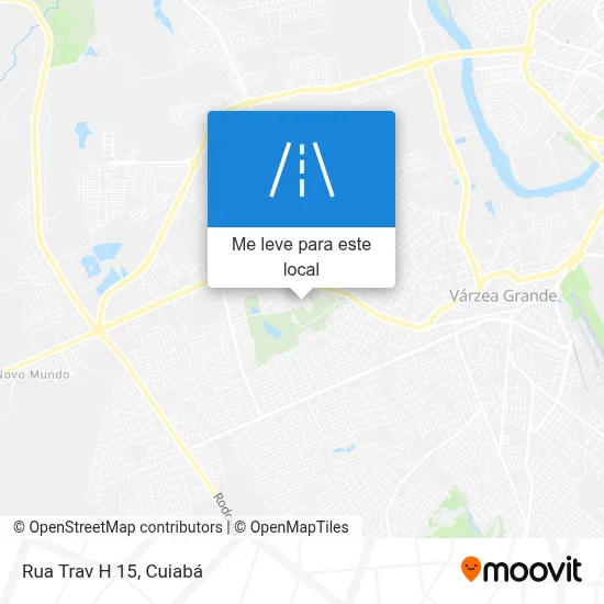Rua Trav H 15 mapa