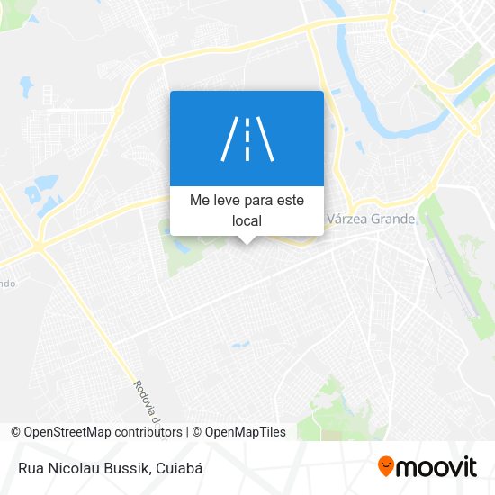 Rua Nicolau Bussik mapa