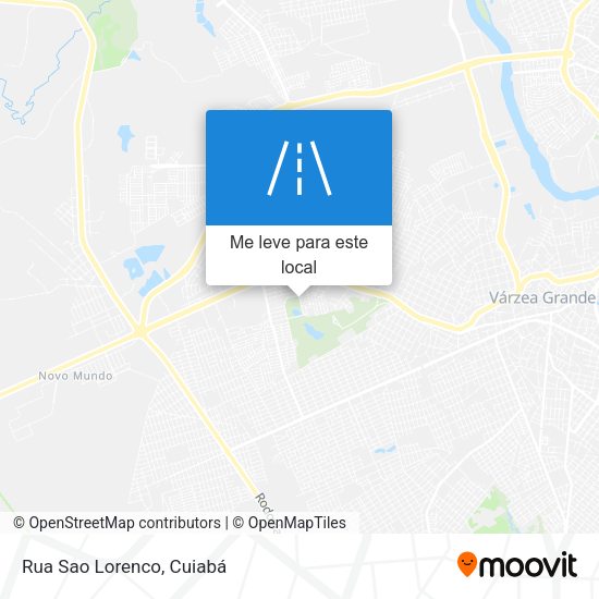Rua Sao Lorenco mapa